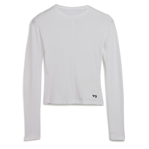 Y-3 FITTED LONG-SLEEVE TOP (WOMEN)