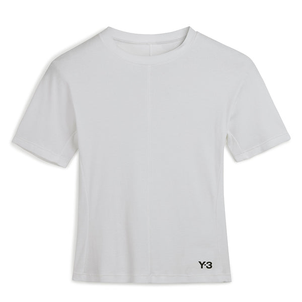 Y-3 FITTED SHORT SLEEVE TEE (WOMEN)