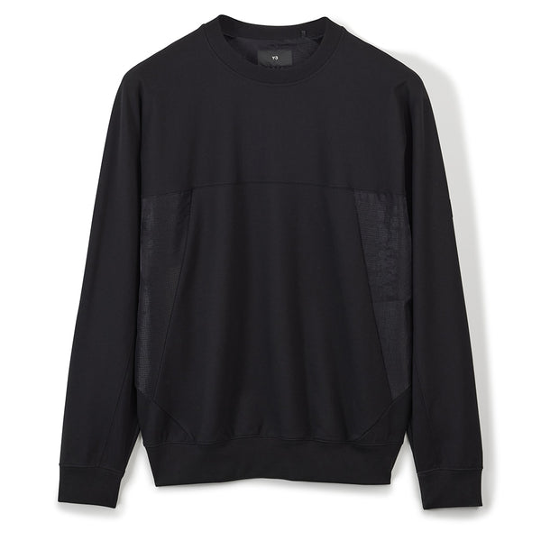 Y-3 STRETCH TERRY CREW SWEATSHIRT (UNISEX)
