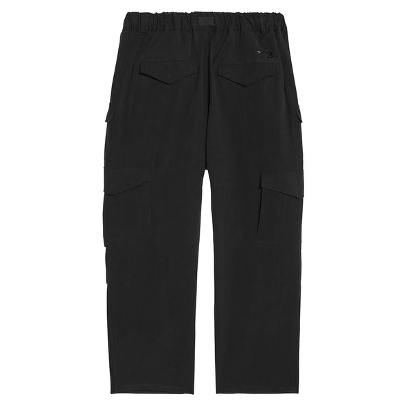 Y-3 WASHED TWILL CARGO TROUSERS (MEN)