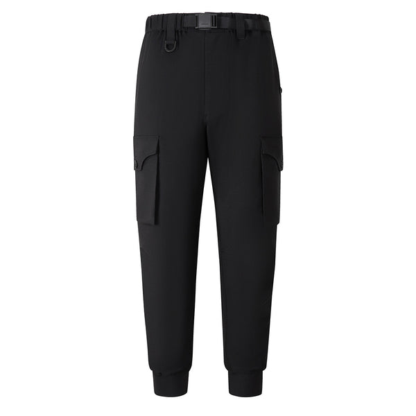 Y-3 SPORT UNIFORM CUFFED CARGO TROUSERS / BLACK (MEN)