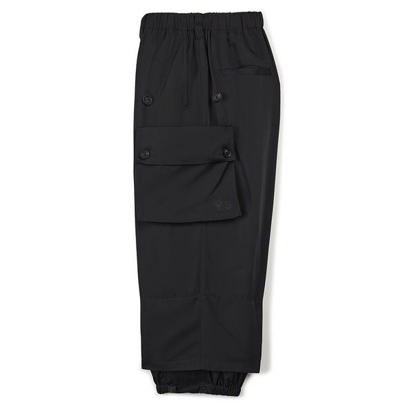 Y-3 NYLON TWILL CUFFED TROUSERS (MEN)