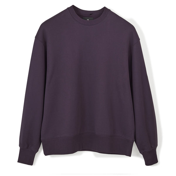 Y-3 ORGANIC COTTON TERRY CREW SWEATER (UNISEX)