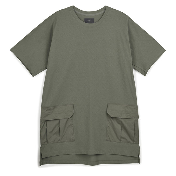 Y-3 CREPE JERSEY SHORT SLEEVE POCKET TEE (UNISEX)
