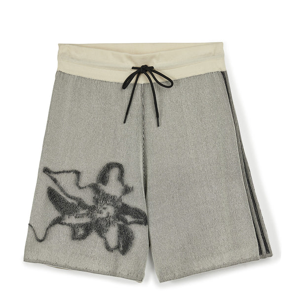 Y-3 GRAPHIC KNIT SHORTS (UNISEX)