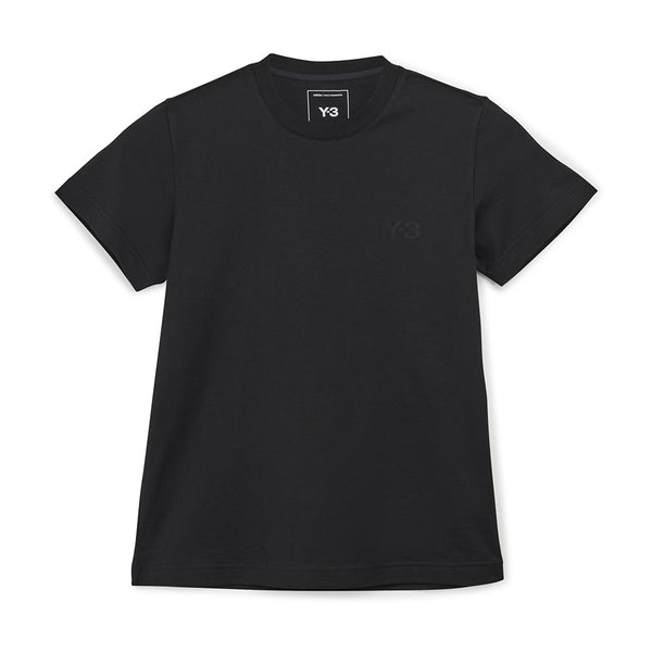 Y-3 REGULAR SHORT SLEEVE T-SHIRT / BLACK (WOMEN)