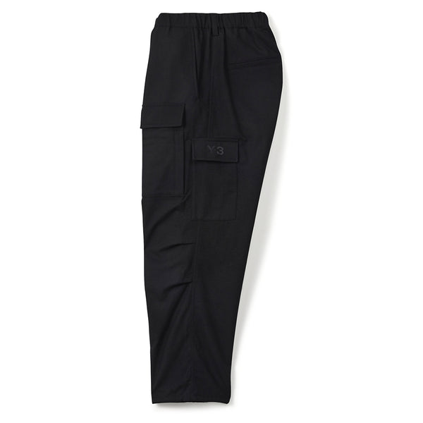 Y-3 WOOL FLANNEL CARGO JOGGERS