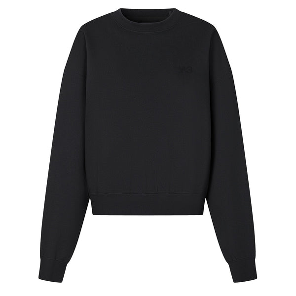 Y-3 BRUSHED TERRY BOXY CREW SWEATSHIRT