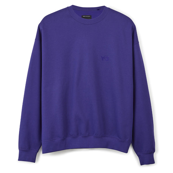 Y-3 BRUSHED TERRY CREW SWEATSHIRT