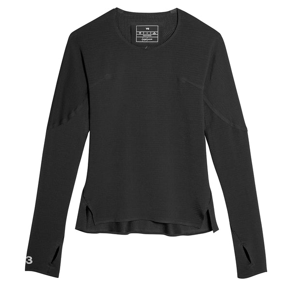Y-3 RUNNING LONG SLEEVE TEE