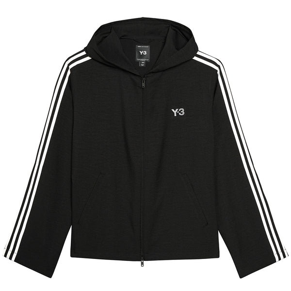 Y-3 HOODED TRACK TOP 3-STRIPES