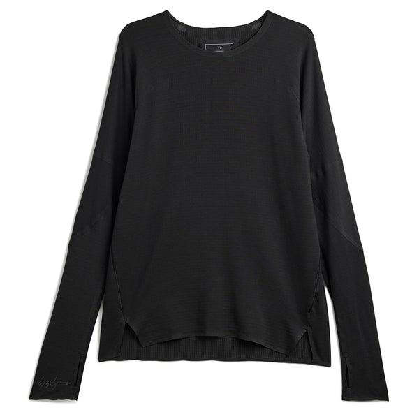 Y-3 RUNNING LONG SLEEVE TEE