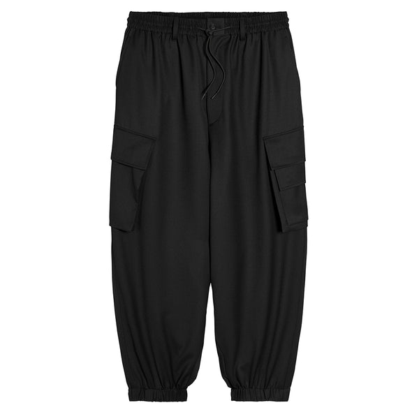 Y-3 REFINED WOOL CARGO PANTS