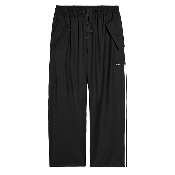 Y-3 REFINED WOOL STRAIGHT LEG PANTS