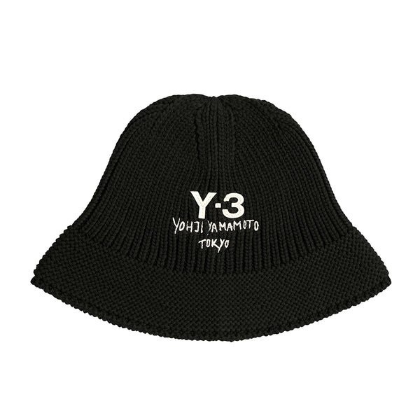 Y-3 HERITAGE KNIT BUCKET HAT