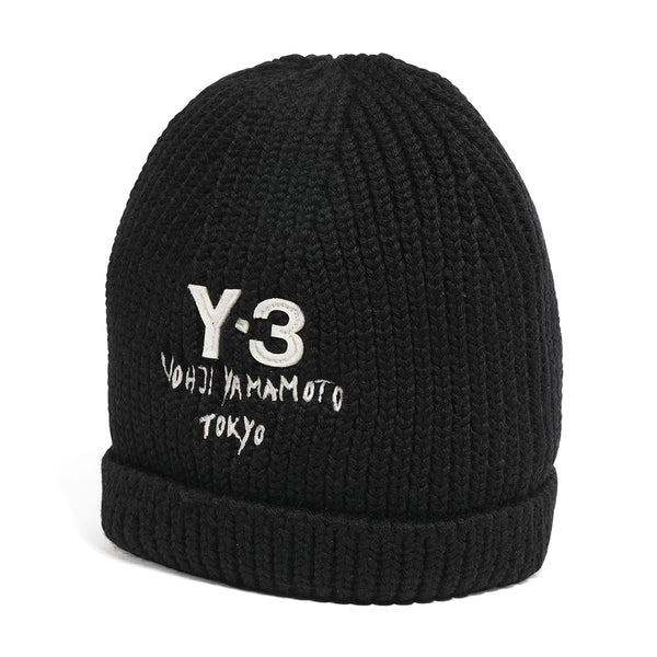 Y-3 CHUNKY KNIT BEANIE