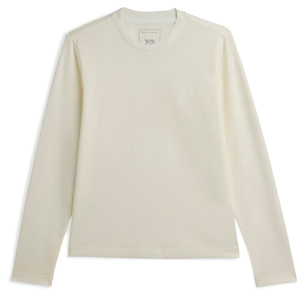 Y-3 REGULAR WOOL LONG SLEEVE TEE