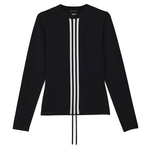 Y-3 3-STRIPES LONG SLEEVE TEE