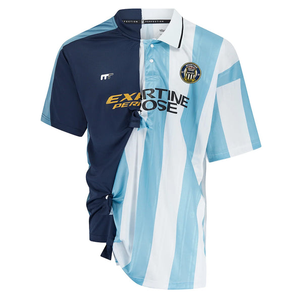 MARTINE ROSE COLLAGE FOOTBALL TOP