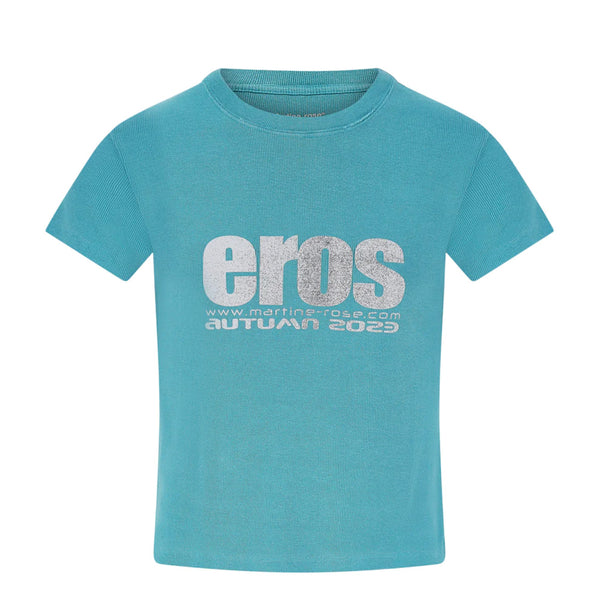 MARTINE ROSE KNITTED SHRUNKEN T-SHIRT
