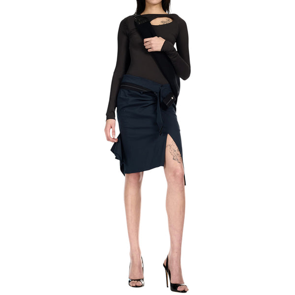 OTTOLINGER DRAPE PENCIL SKIRT