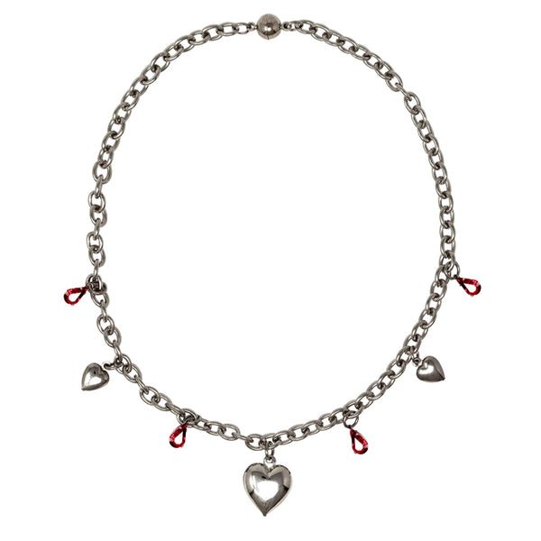 OHT LOVE CHOKER WITH CRYSTAL