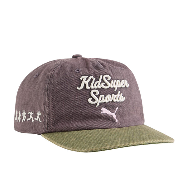 PUMA X KIDSUPER BASEBALL CAP DARK COAL