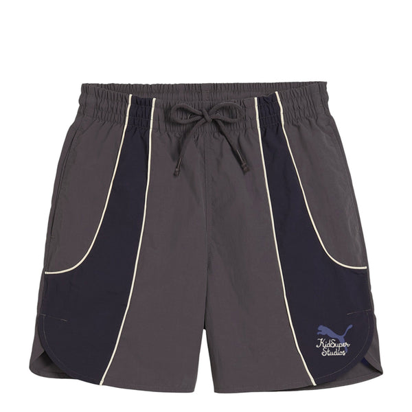 PUMA X KIDSUPER SHORTS DARK COAL