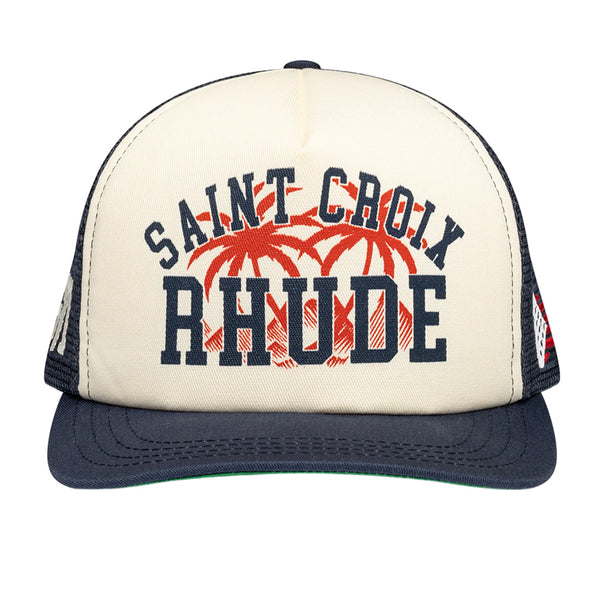 RHUDE SAINT CROIX TRUCKER HAT