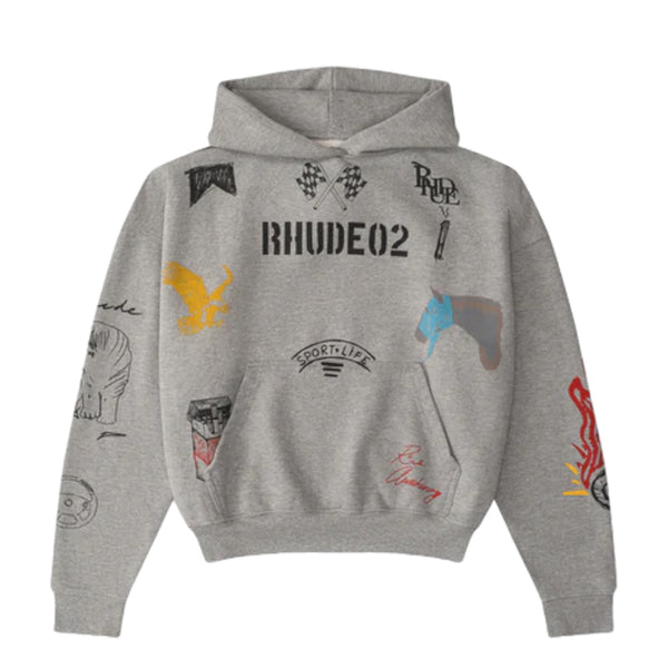 RHUDE SCRIBLE HOODIE