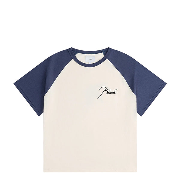 RHUDE RAGLAN LOGO TEE