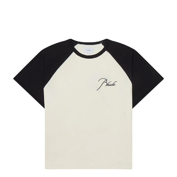 RHUDE RAGLAN LOGO TEE