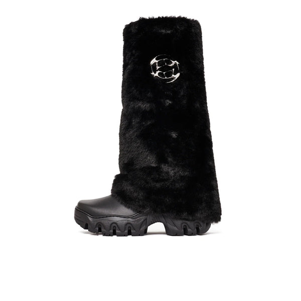 ROMBAUT BOCCACCIO II RAIN BLACK FAUX FUR