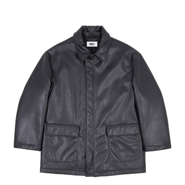 MM6 WOMEN'S JACKET IN FAUX LEATHER