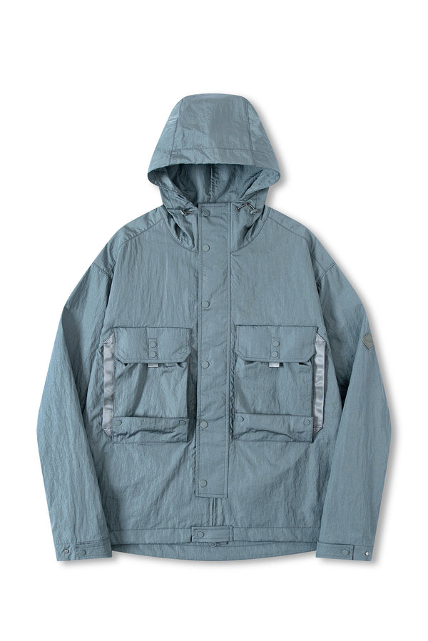 UNISEX FRONT POCKET LIGHT WEIGHT JACKET
