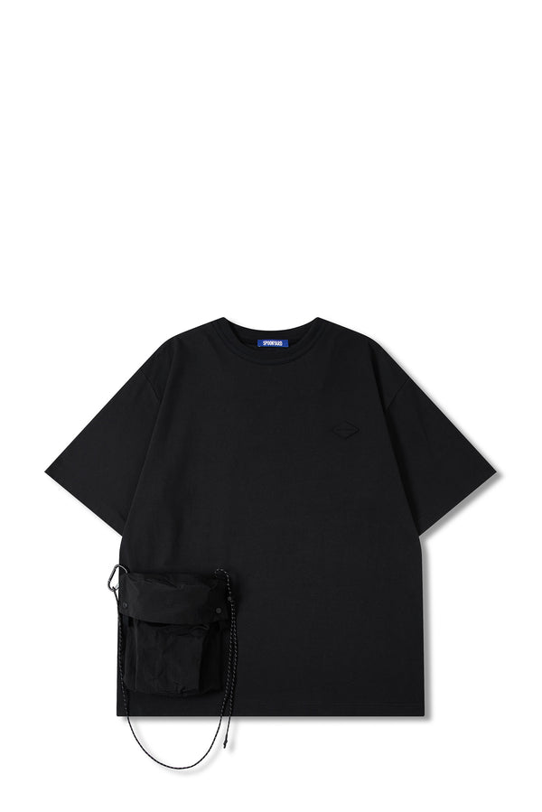 UNISEX ATTACHED POCKET TEE