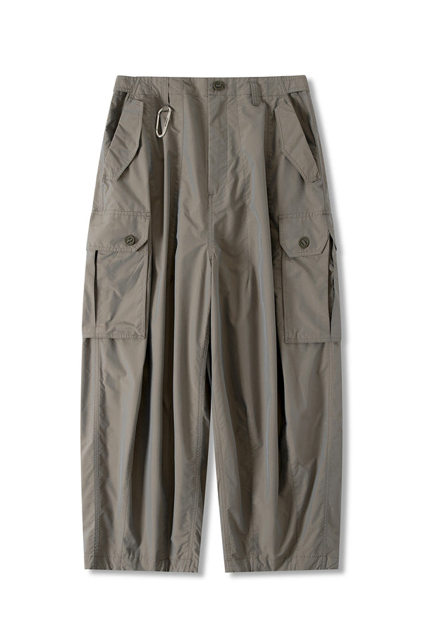 UNISEX TWO TONE BALLOON MILTARY PANTS