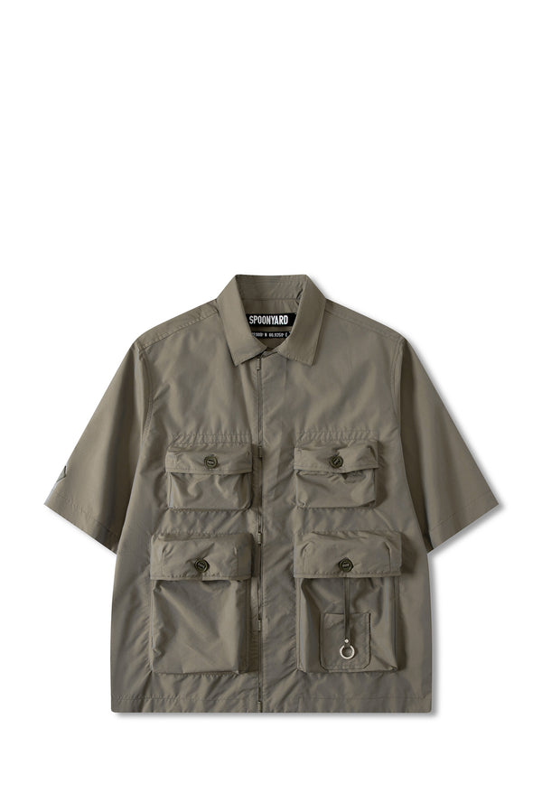 MEN'S TWO TONE MILTARY S/S SHIRT