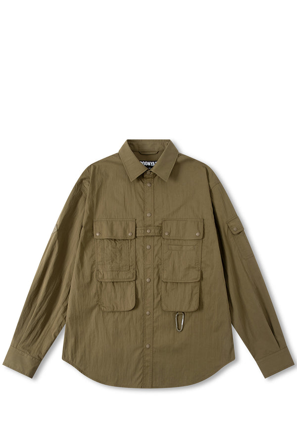 UNISEX MUTI-POCKET COTTON NYLON SHIRT