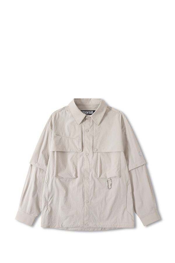 UNISEX DETACHABLE SLEEVES TECH SHIRT