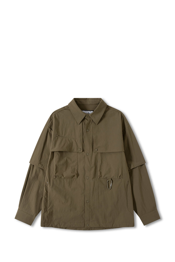 UNISEX DETACHABLE SLEEVES TECH SHIRT