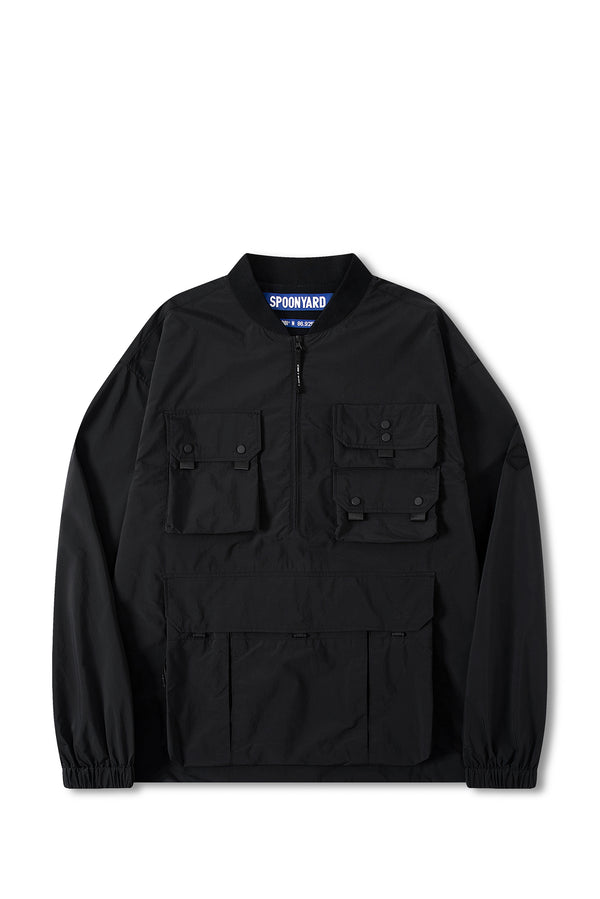 UNISEX SOLOTEX® ZIP FRONT MULTI POCKETS PULLOVER JACKET