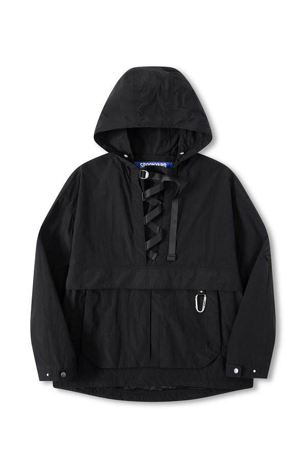 UNISEX LACE UP ANORAK JACKET