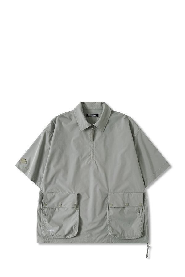 UNISEX SOLOTEX® PACKABLE HALF ZIP POLO