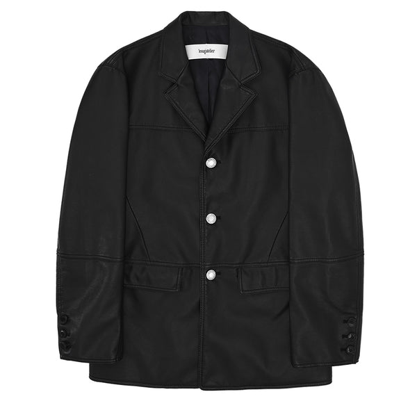 SUGI WOMEN'S WASHED FAUX-LEATHER JACKET