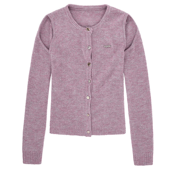 LESUGIATELIER WOMEN'S CUT-OUT MHAIR CARDIGON