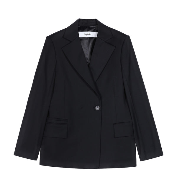 SUGI WOMEN'S WOOL BLEND TAILORED BLAZER