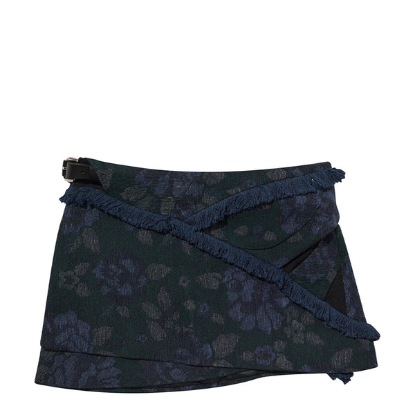 HYEIN SEO CINCHED POCKET SKIRT W/ LEATHER BELT