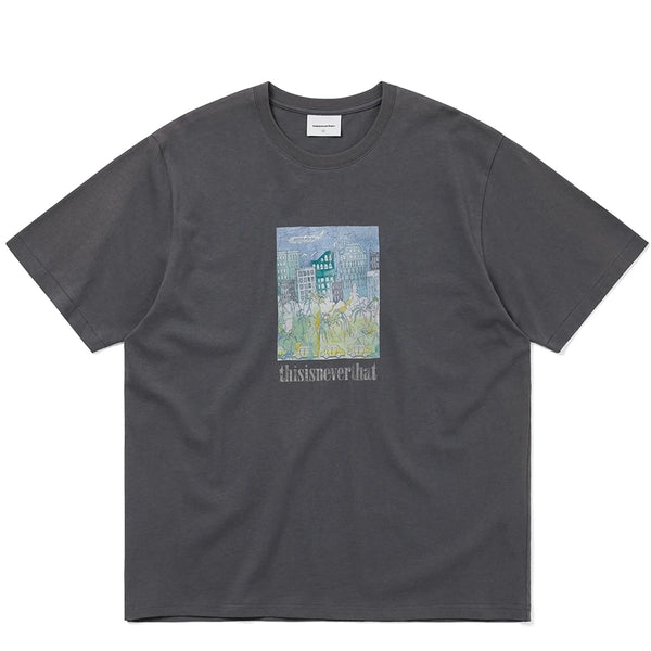 thisisneverthat City & Park Tee Dark Grey