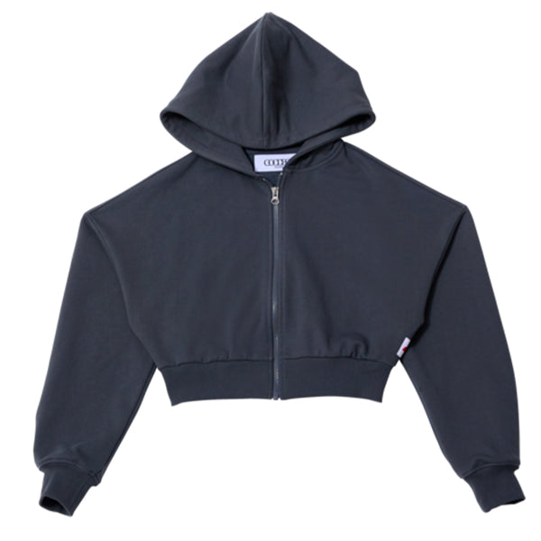 XOXOGOODBOY GOODBOY CROPPED HOODIE ZIP-UP